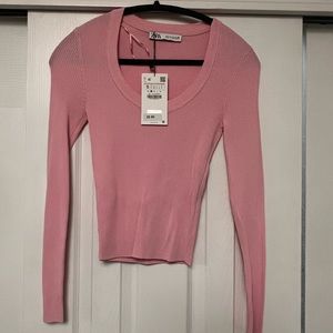 Zara ribbed top